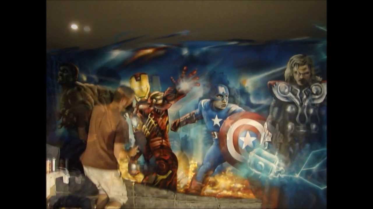 AVENGER GRAFFITI DECORATION