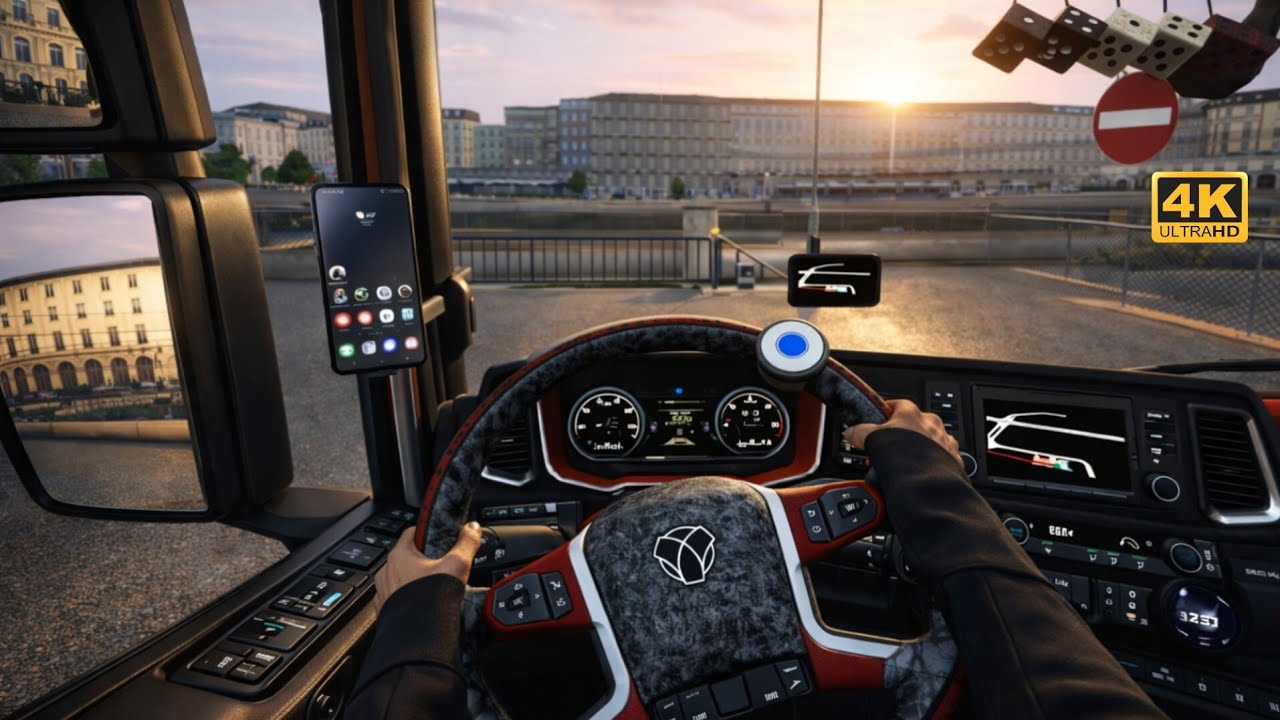 Truckers of Europe 3 | Scania R – Ultra Realistic 4K Graphics | Milano → Lech