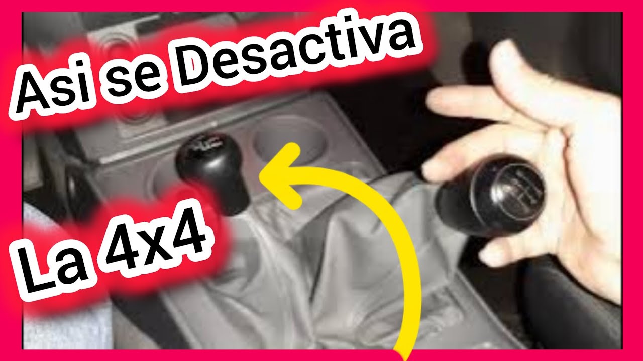 Como Desactivar La 4x4 I Activar I Boton RFW Candados