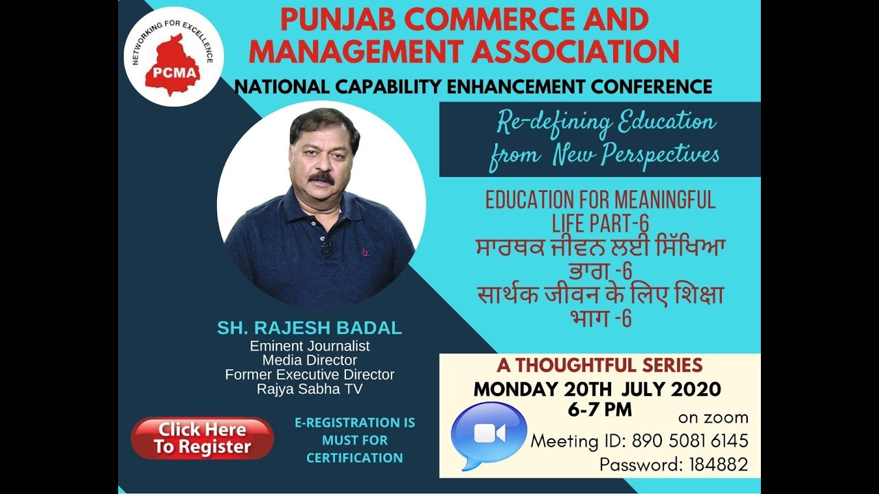 EDUCATION FOR MEANINGFUL LIFE-PART 6 RAJESH BADAL