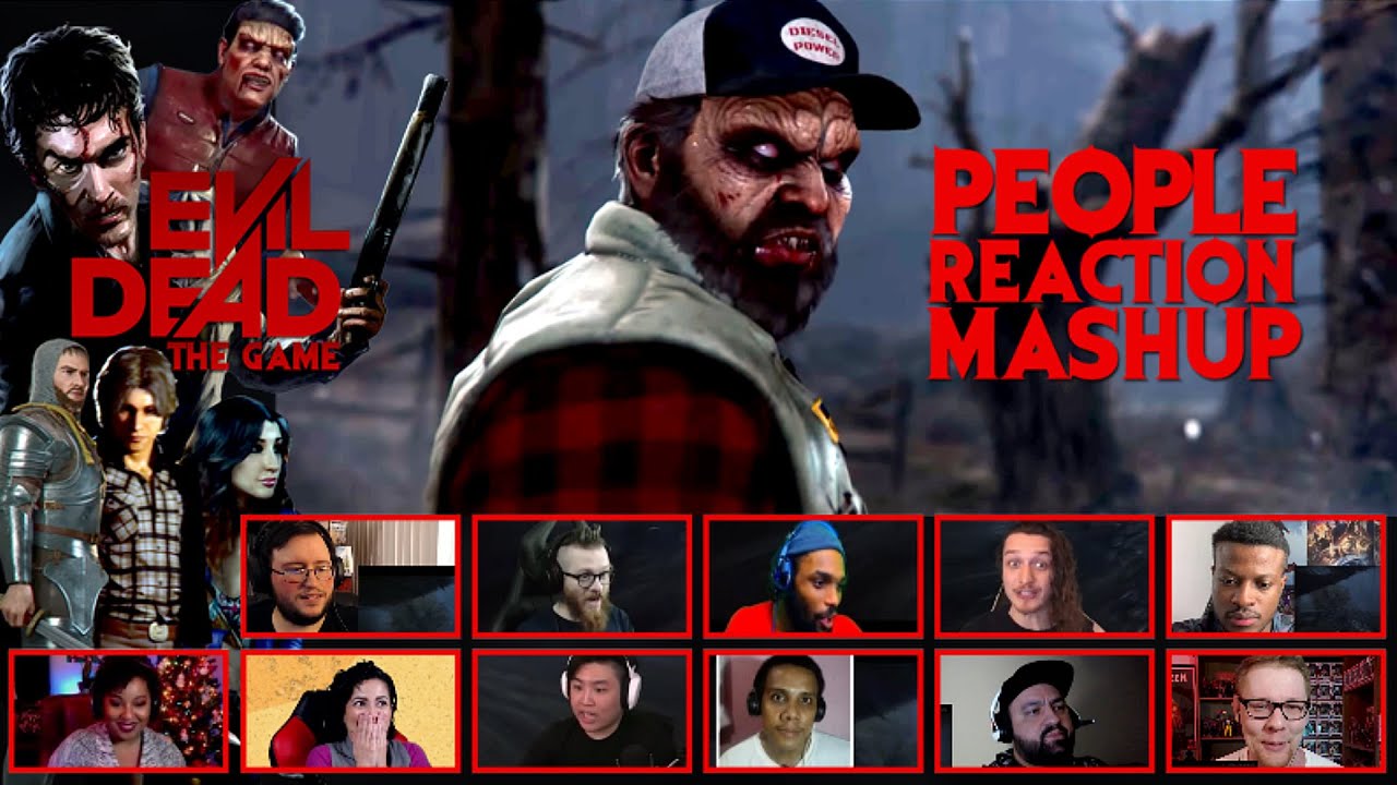 Evil Dead: The Game - Reveal Trailer (4K) | Game Awards 2020 [ Reaction Mashup Video ]