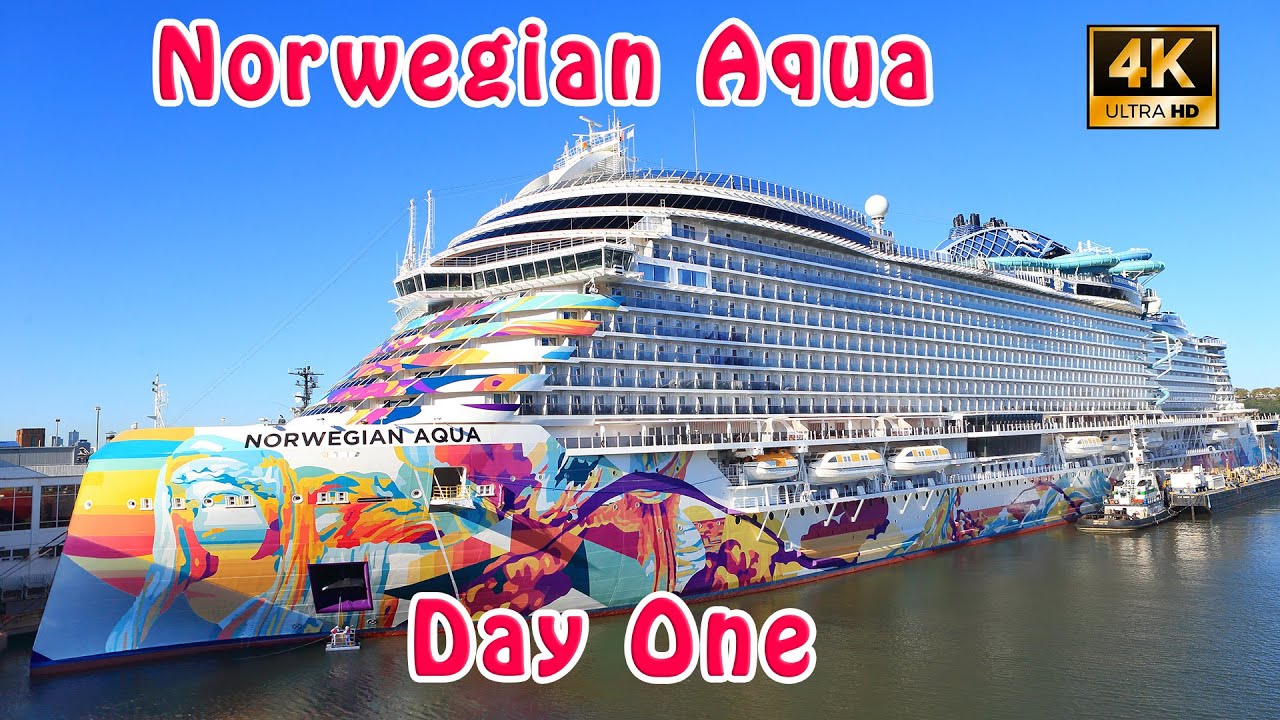 Norwegian Aqua - 7 Day Bermuda Cruise from New York | Day One 4K