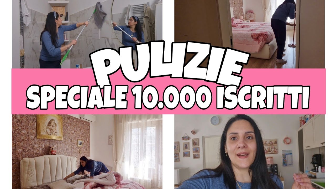 PULIZIE MATTONELLE BAGNO E ALTRO SPECIALE 10.000 ISCRITTI / GRAZIE A TUTTI DI CUORE 🩷  