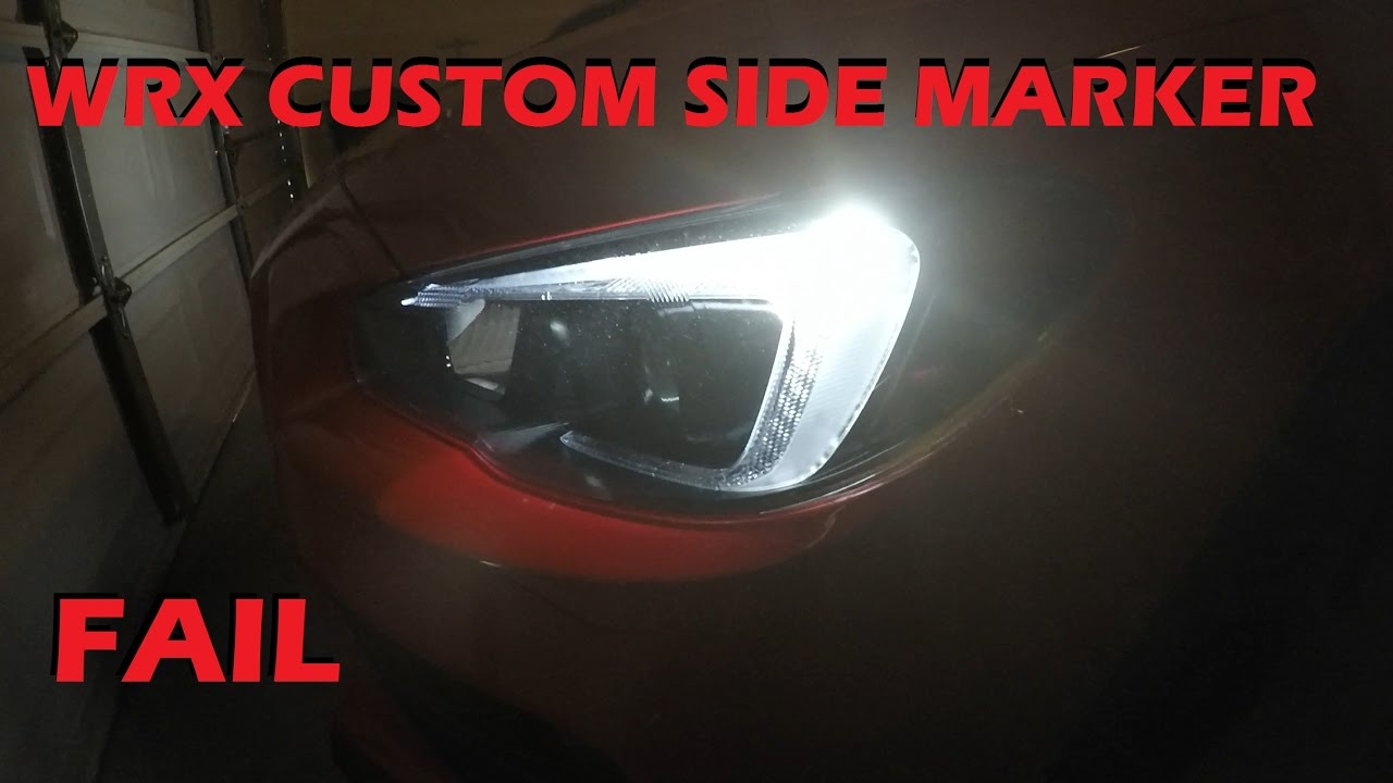 2017 WRX Side Marker Led Fail
