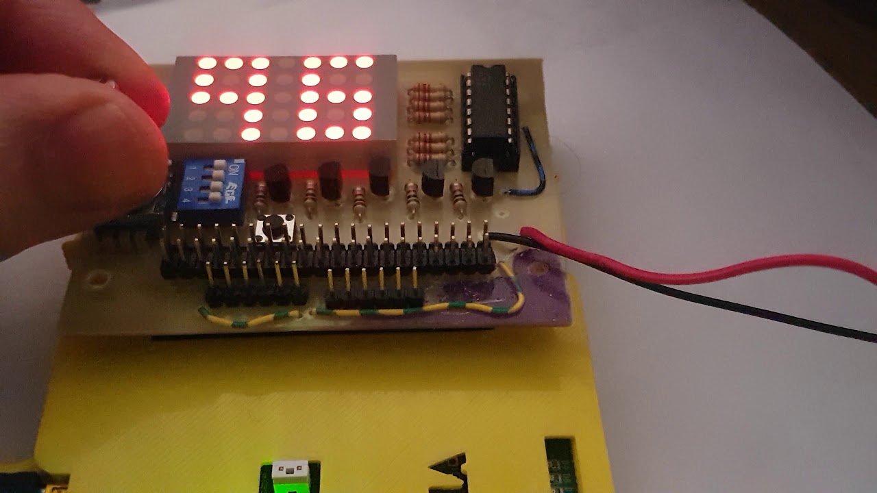 FPGA-Contador con display dos d&iacute;gitos (placa Open Hardware Visera, para ICE40HX-8K)