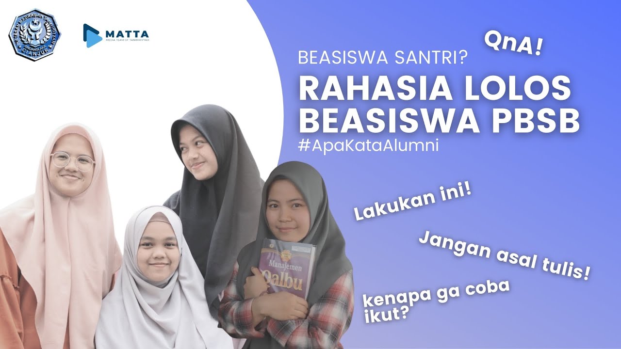 TIPS LOLOS BEASISWA PBSB!! | #ApaKataAlumni