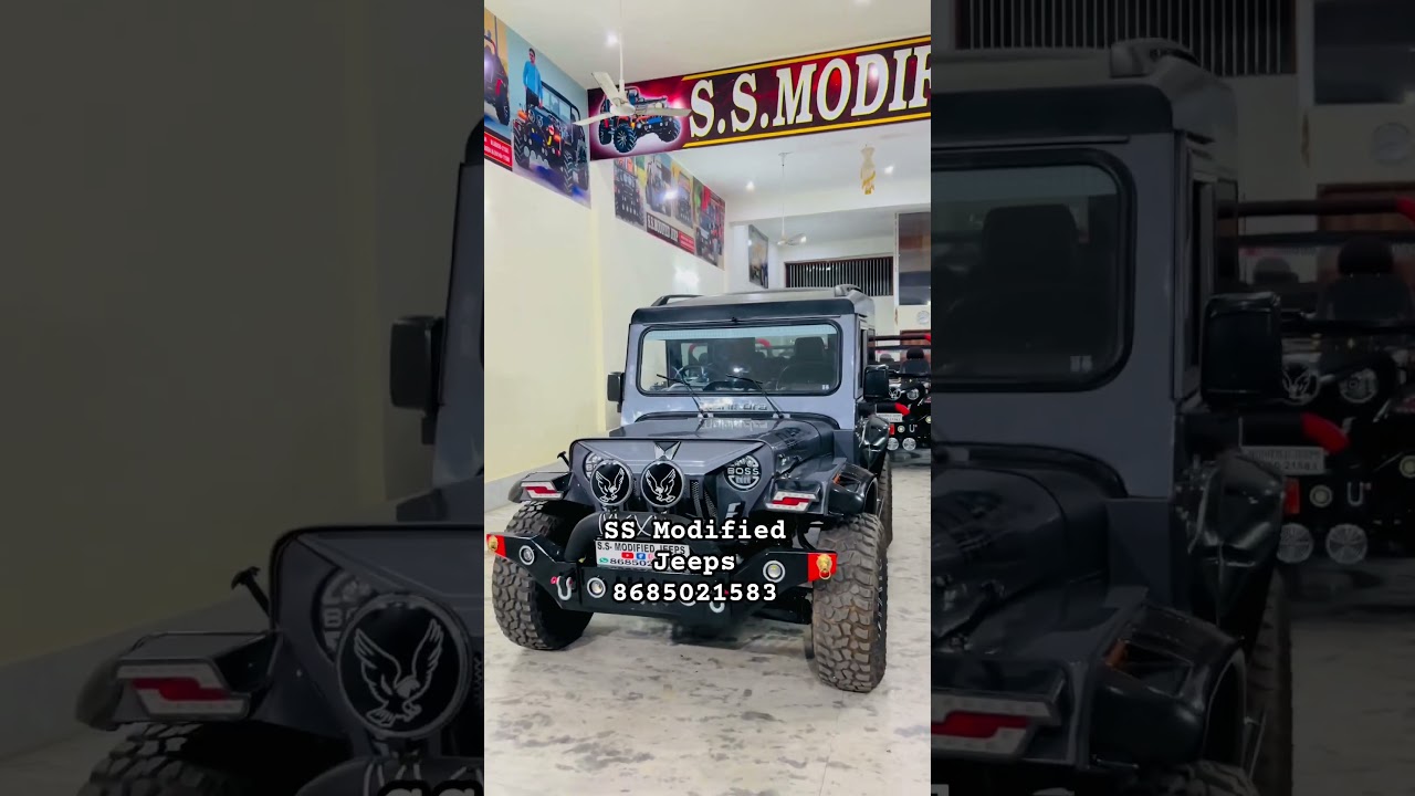 New Modified Hard Top Jeep Ready For Hydrabad #jeepindia #jeep #jaiveeru #jeepjk