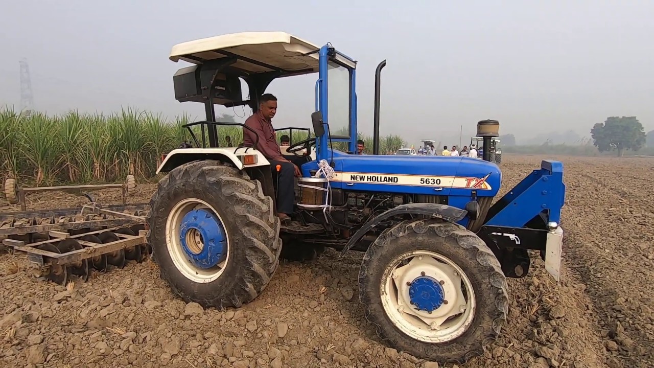 10 लीटर तेल लीया 1 घंटे मे New holland 5630 tractor with 4WD