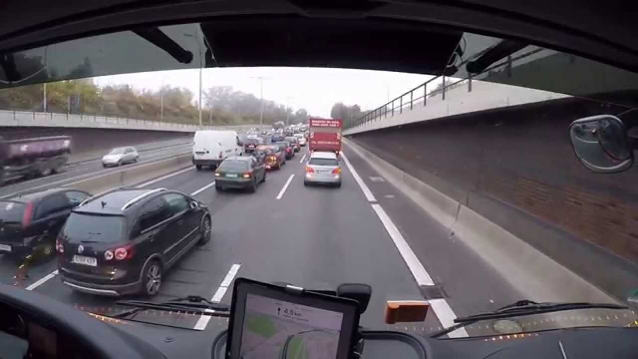 6 ACTROS 1860 LS Mega Spece Berline Köprüden gecti gelinle girdiler
