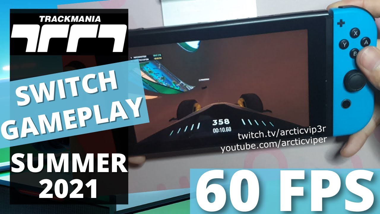 Trackmania Nintendo Switch Gameplay - 60FPS