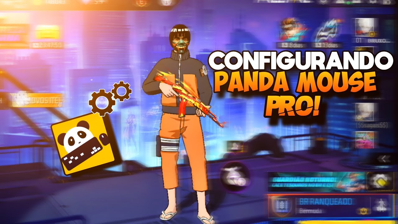 CONFIGURANDO PANDA MOUSE PRO!! MELHOR HUD E SENSIBILIDADE!! FREE FIRE MOBILADOR!!