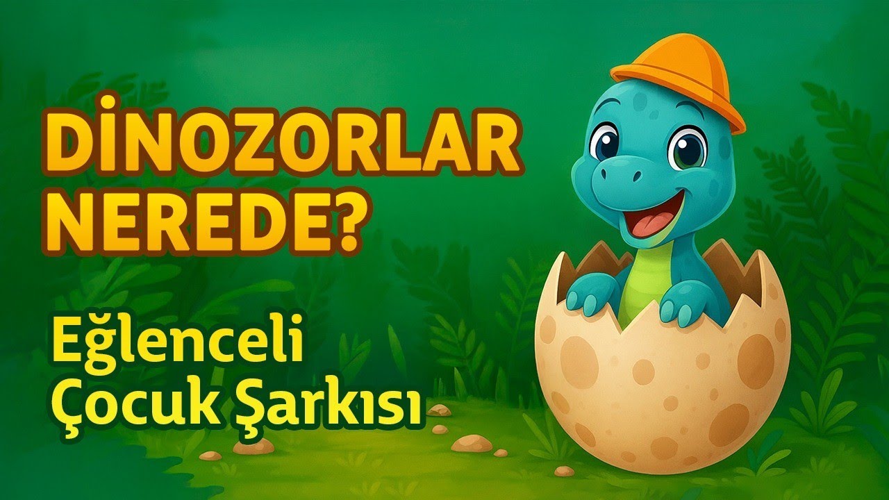 Dinozorlar Nerede? 🦕 | Dino ile Öğreniyoruz | Eğlenceli ve Eğitici Çocuk Şarkısı (2-8 Yaş)