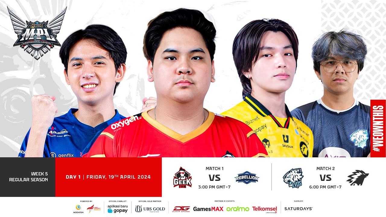 🔴 LIVE | MPL ID S13 | Regular Season | Day 1 Week 5