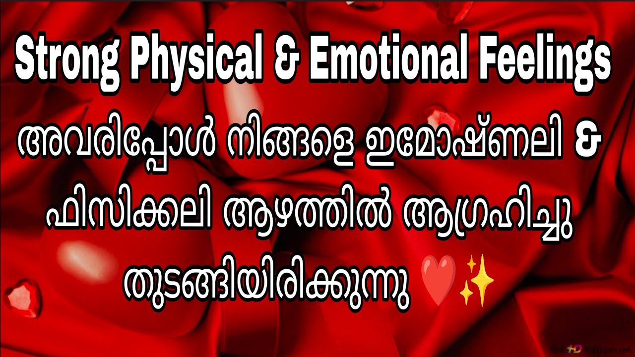 അവരെ Emotionally ആഴത്തിൽ സ്വാധീനിച്ച വ്യക്തിയെ ഒരിക്കലും അവർക്ക്‌ മറക്കുവാൻ കഴിയുന്നില്ല ❤️✨