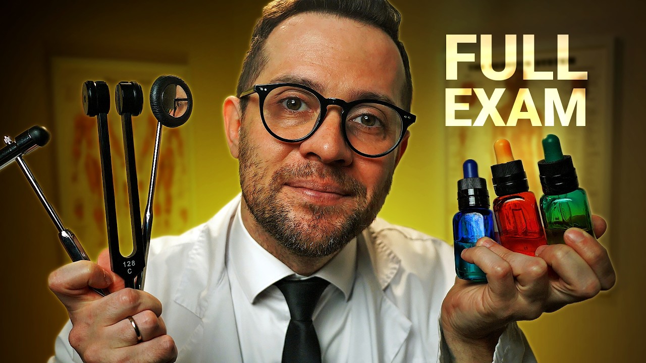 ASMR | Extremely Detailed Cranial Nerve Exam 🩺 (40+ Minutes of Relaxation)