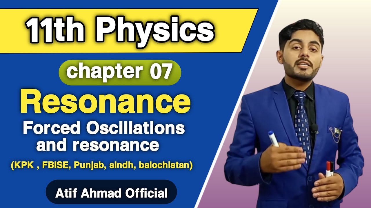Resonance class 11 | Forced oscillations and resonance class 11 | Resonance physics class 11