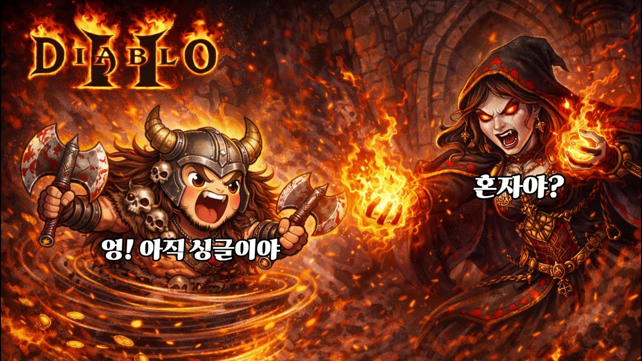 [디아2 하코] 맨땅 휠바바리안 오늘도 그녀 보는 날인가? 지긋한 인연 끊고 싶다!!!(레더 13기 2월 21일 오전9시 오픈 26.02.10)