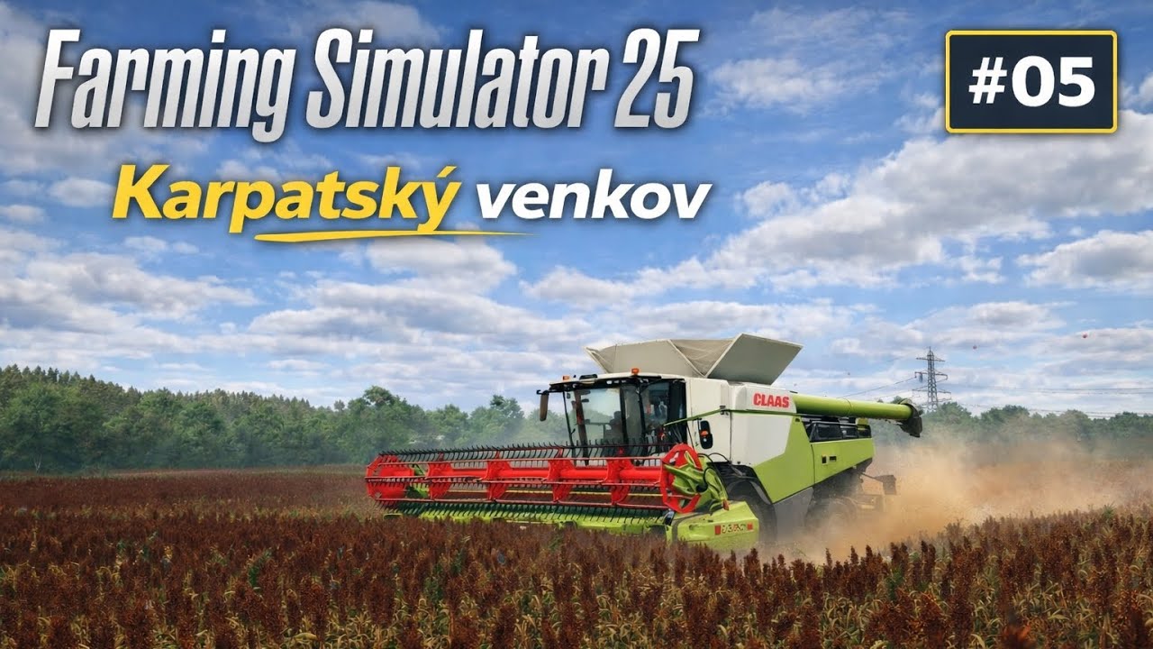 Sklizeň čiroku a stříkání řepky/Karpatský Venkov/#05