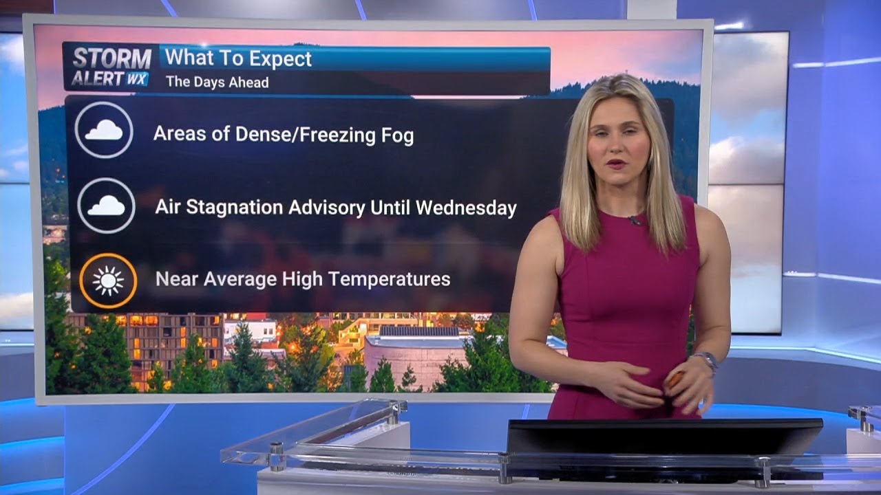 Cold overnight temperatures with Air Stagnation Advisory in place until Wednesday