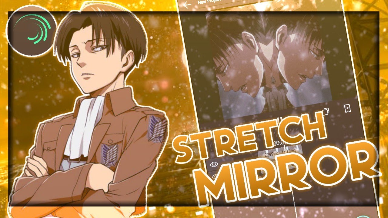 Stretch Mirror Transition Tutorial | Alight Motion |