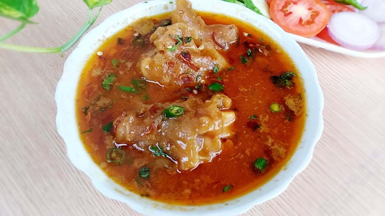 হোটেলের বাবুর্চির গরুর নেহারি পায়া  রান্নার রেসিপি । গরুর নেহারি পায়া রান্না ।  Nehari Paya Recipe