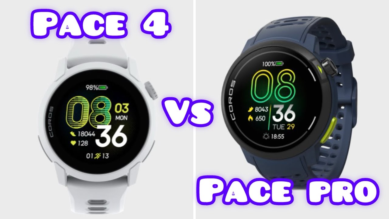 Coros Pace 4 vs Coros Pace Pro 