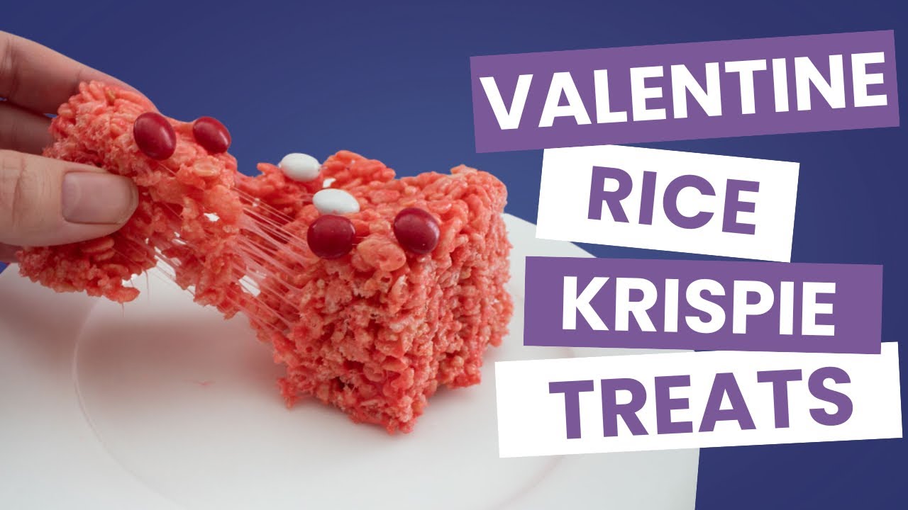 Valentine Rice Krispie Treats: Soft, Chewy, and Cute