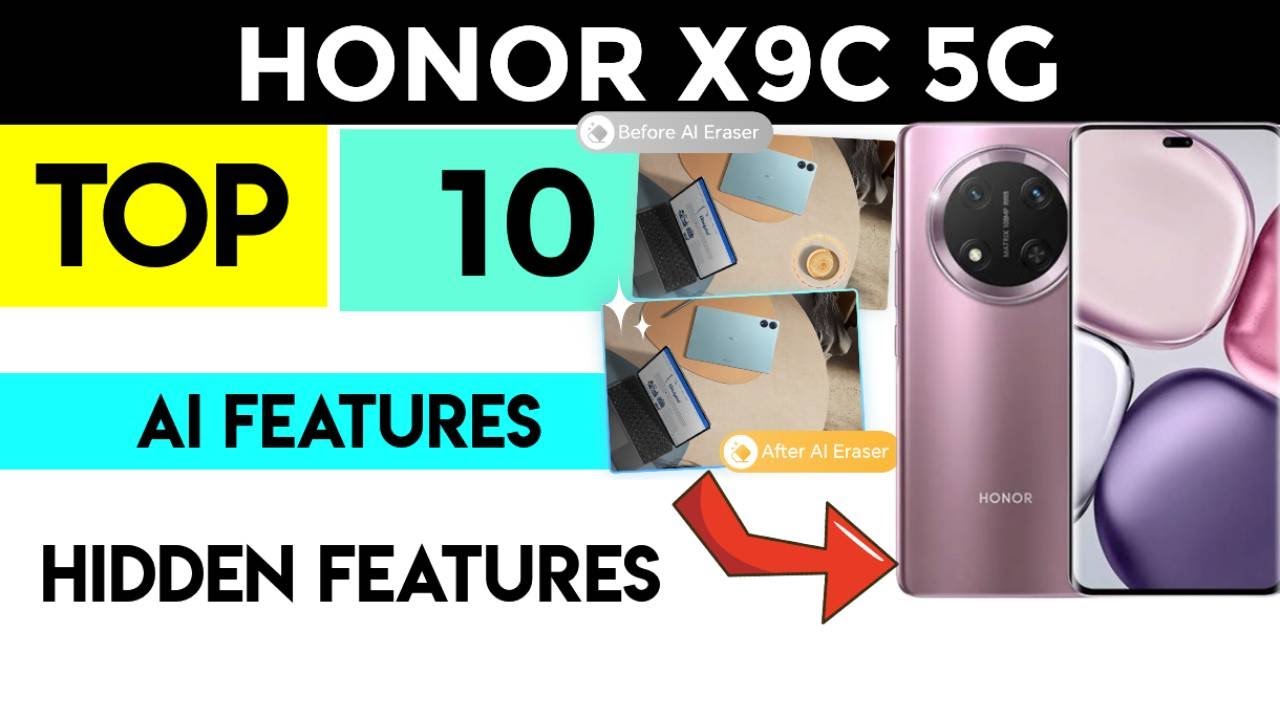Honor X9C 5G Tips & Tricks You Need to Know! 2024 | 10+ hidden features