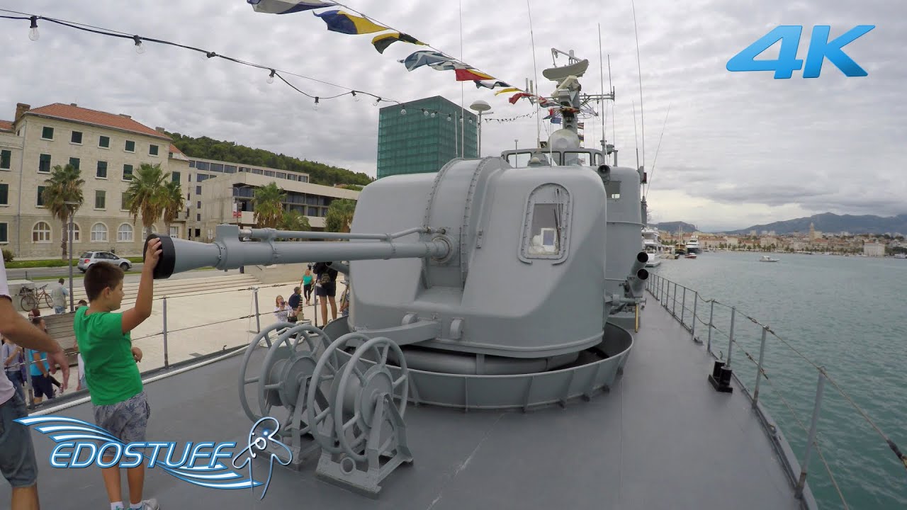 RTOP-21 Šibenik - Hrvatska Ratna Mornarica - Split Croatia 4K