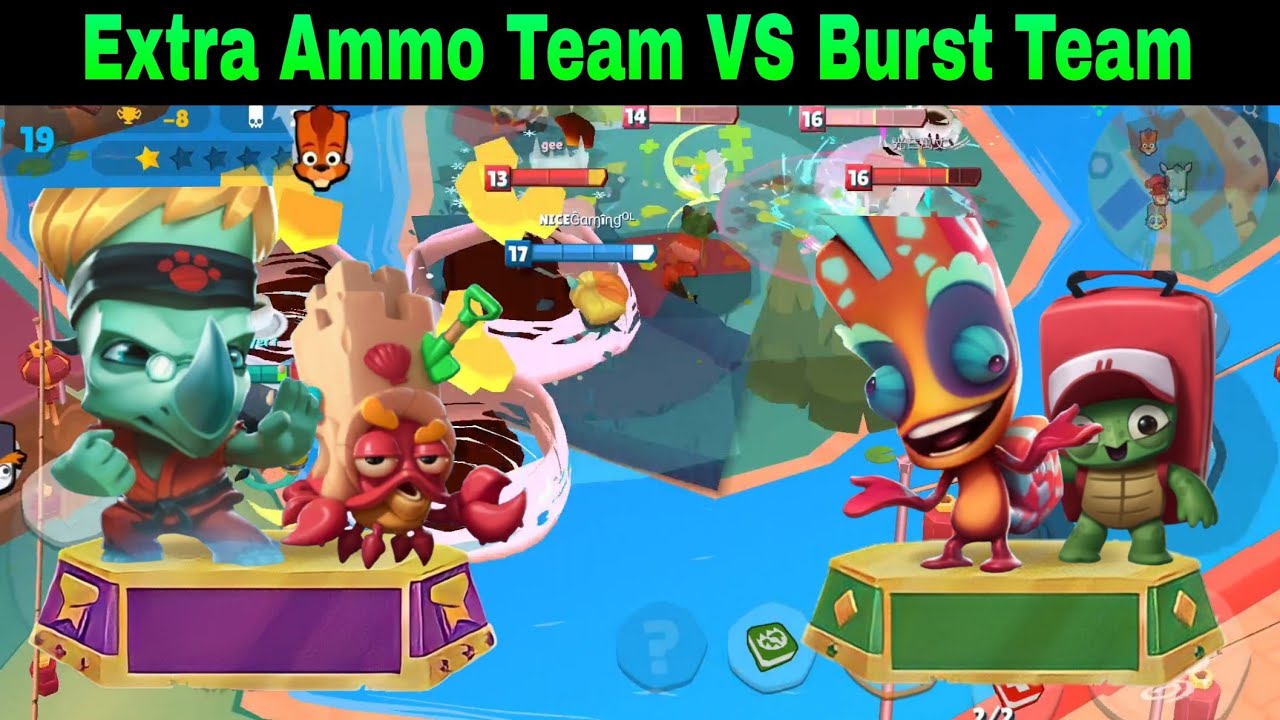Extra Ammo Tram VS Burst Team | Zooba