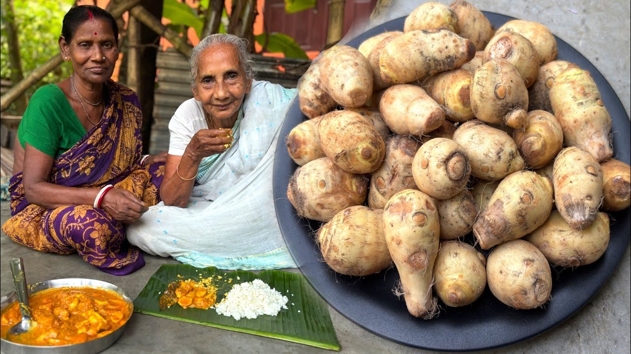 গাঁঠি কচু একবার এইভাবে রান্না করে দেখুন মাছ মাংস ছেড়ে সবাই এটাই খাবে।Gathi Kochu Recipe।Arbi Recipe