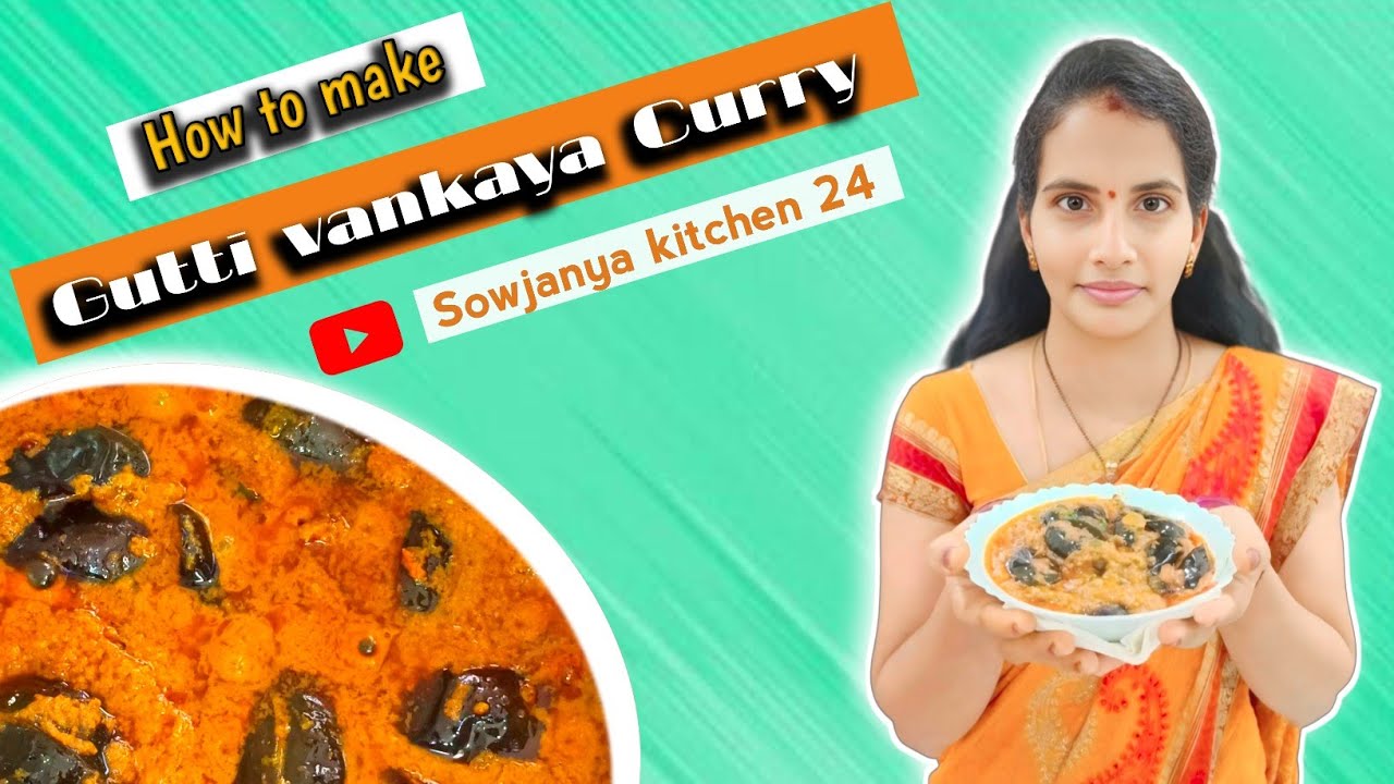 Brinjal Masala Curry recipe | Gutti Vankaya Masala Kura | #Sowjanyakitchenofficial 