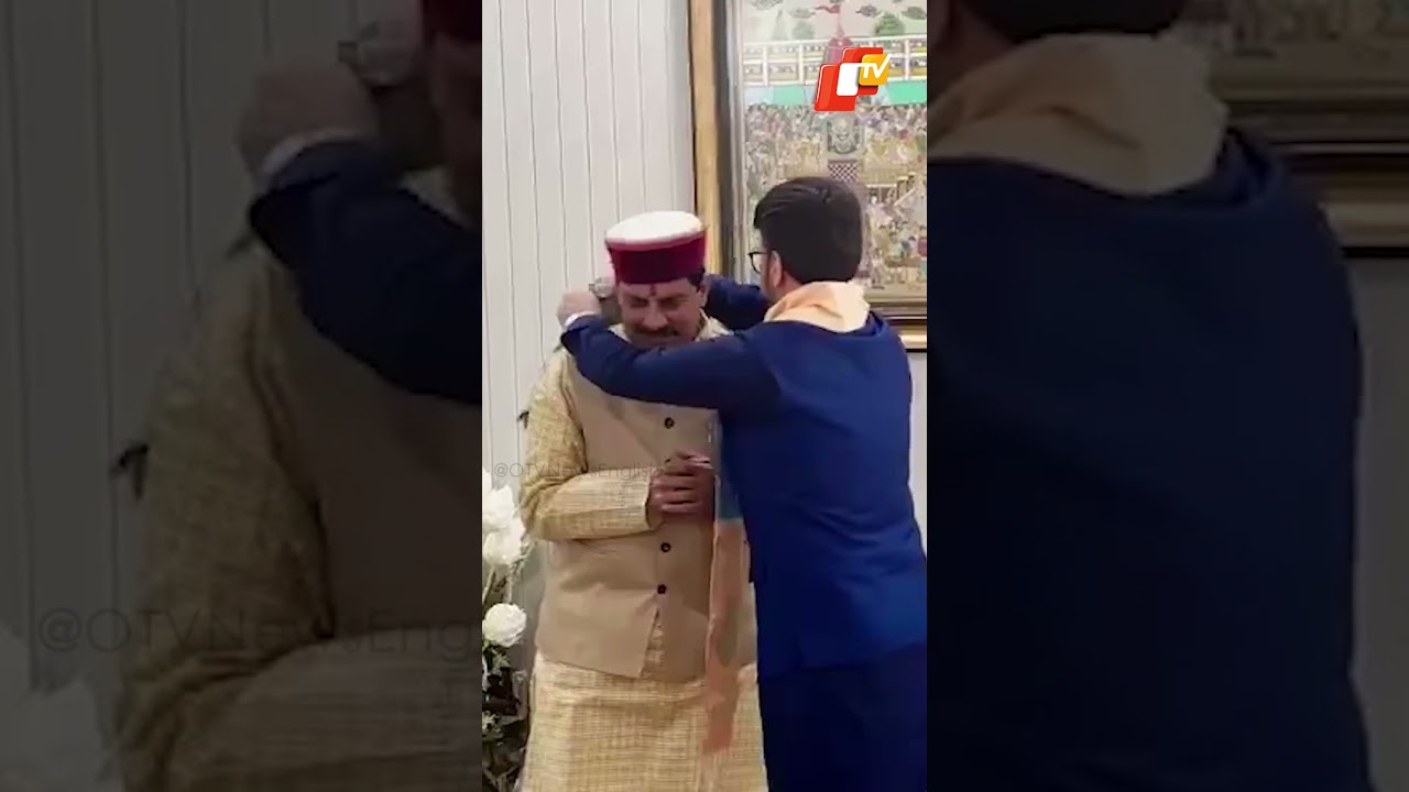 Newly Elected CM Mohan Yadav Receives Traditional Welcome By Anurag Thakur In Delhi