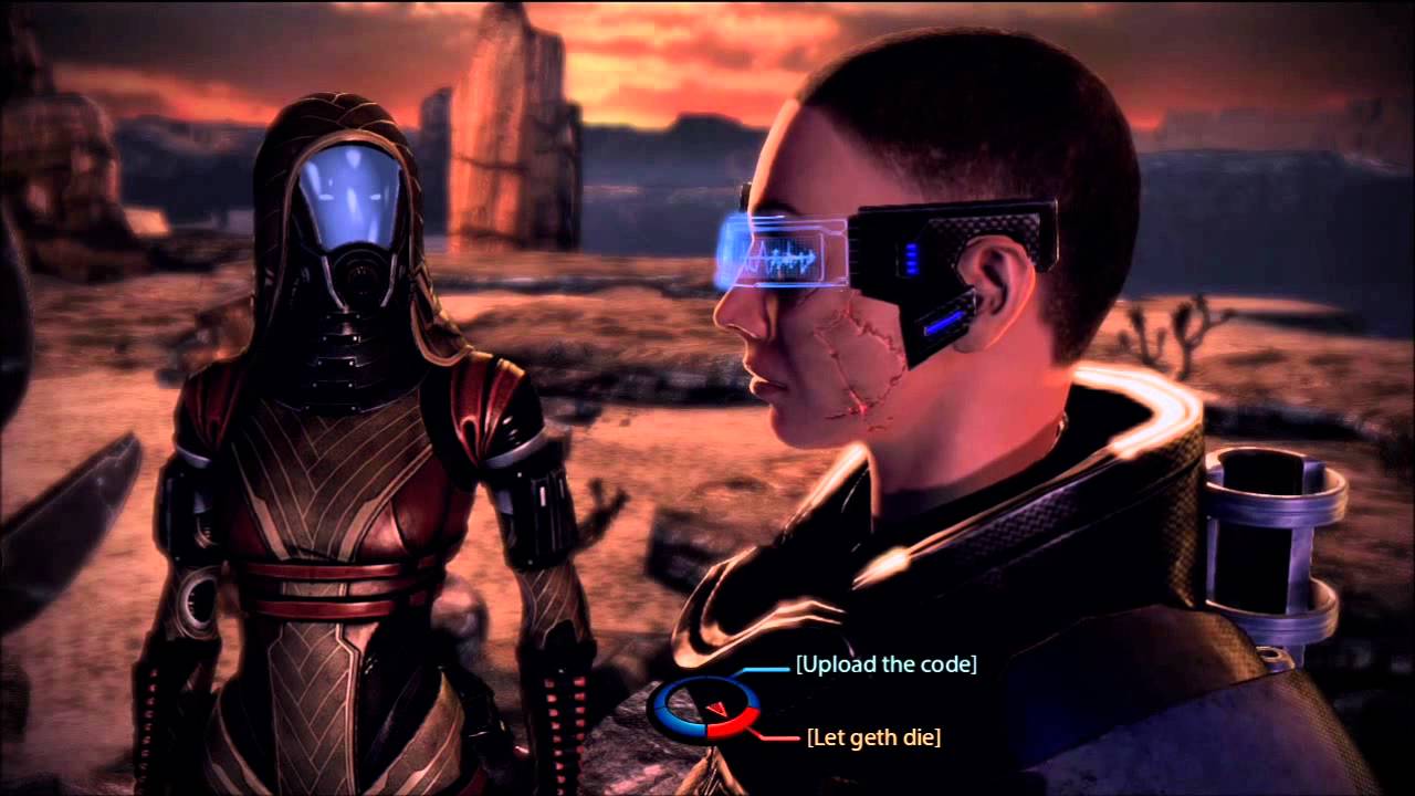 Mass Effect 3 - Rannoch with Tali Dead and Hologram Legion