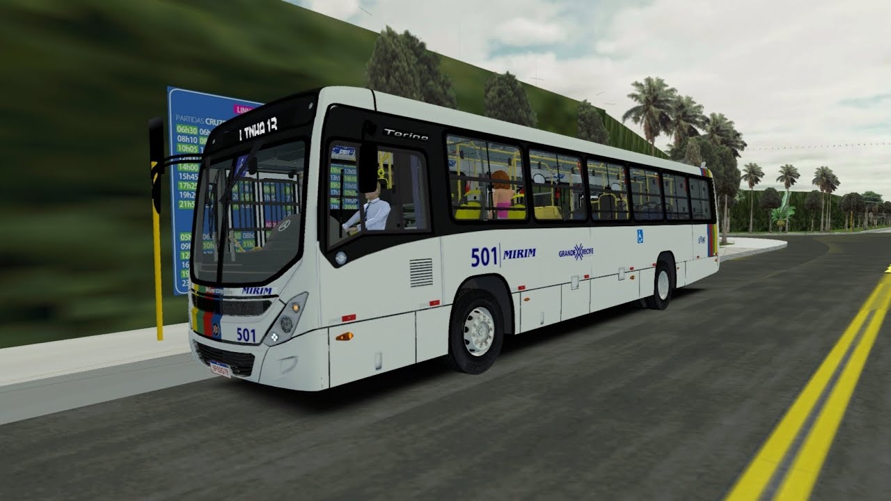 ⚪[PROTON BUS] SAIU‼️ NOVO MOD DE ÔNIBUS MARCOPOLO TORINO S DA RECIFE/PE COM SOM REALISTA❗🚍