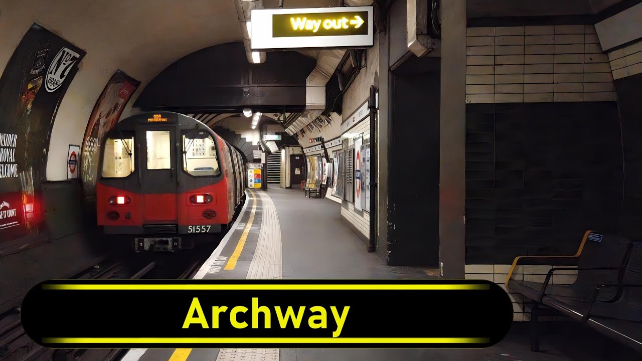Tube Station Archway - London 🇬🇧 - Walkthrough 🚶