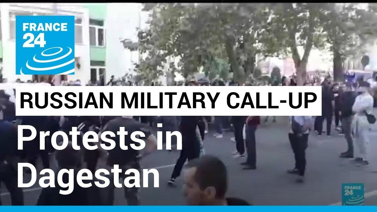 Russia: Protests erupt in Dagestan over military mobilisation • FRANCE 24 English