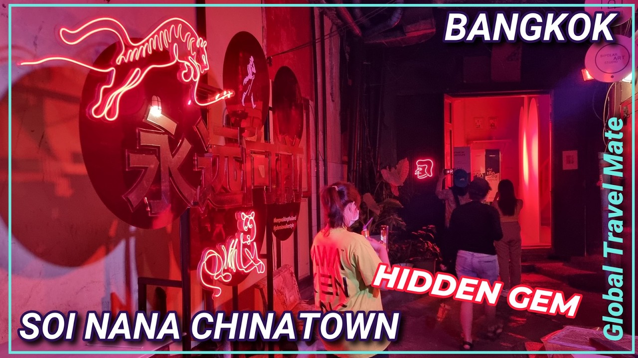 True Hidden GEM Bangkok Upscale Walking Street - Soi Nana Chinatown 🇹🇭 Thailand