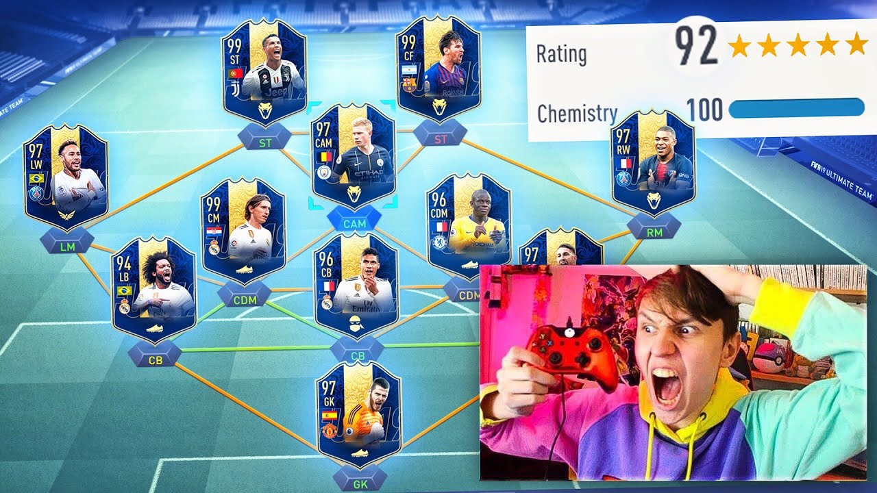 192 RATED!! - FIFA 19 Full TOTY Fut Draft Challenge!