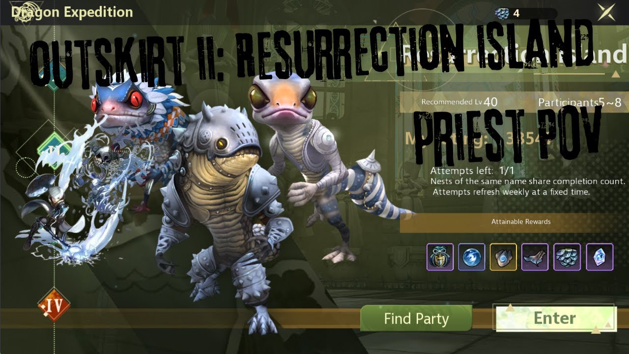 Dragon Nest M: Classic | SDN Outskirt 2: Resurrection Island | Priest POV Pseudo Tank