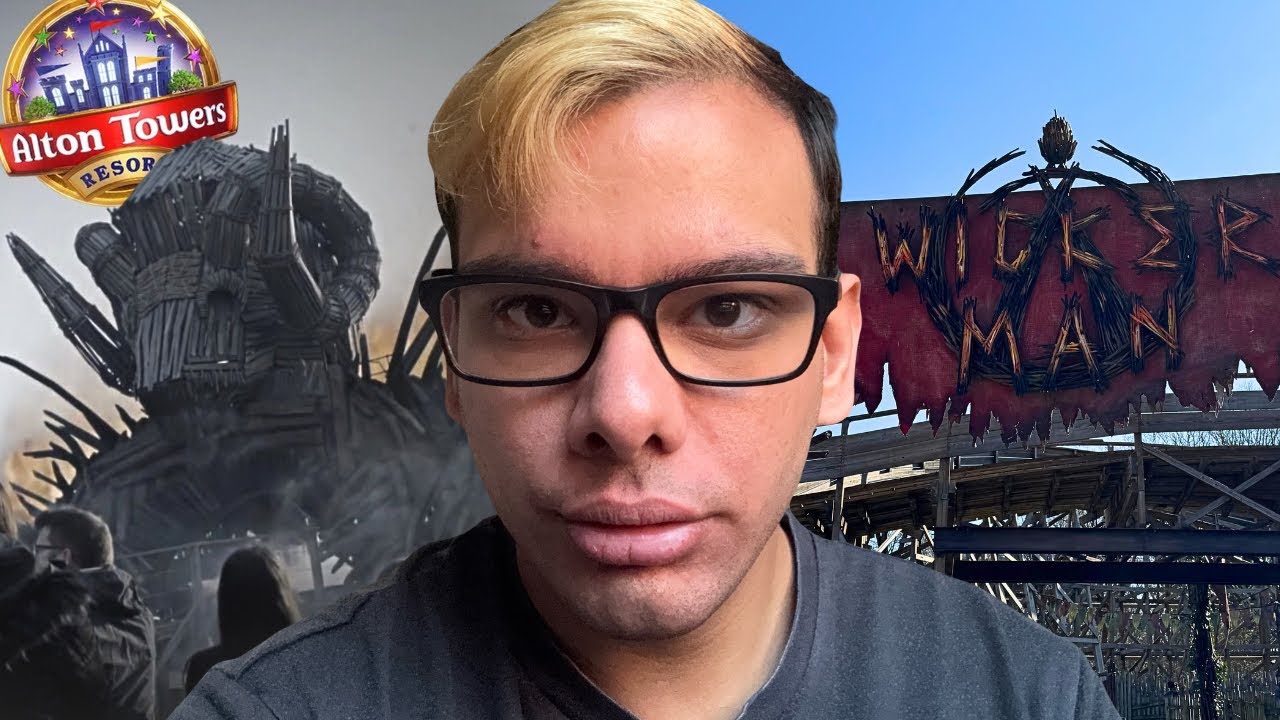 The World’s First Coaster To Combine Wood &  Fire!! | Wicker Man At Alton Towers 