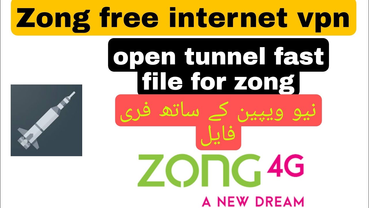 Zong free internet vpn today/ zong free internet new file open tunnel file 2021