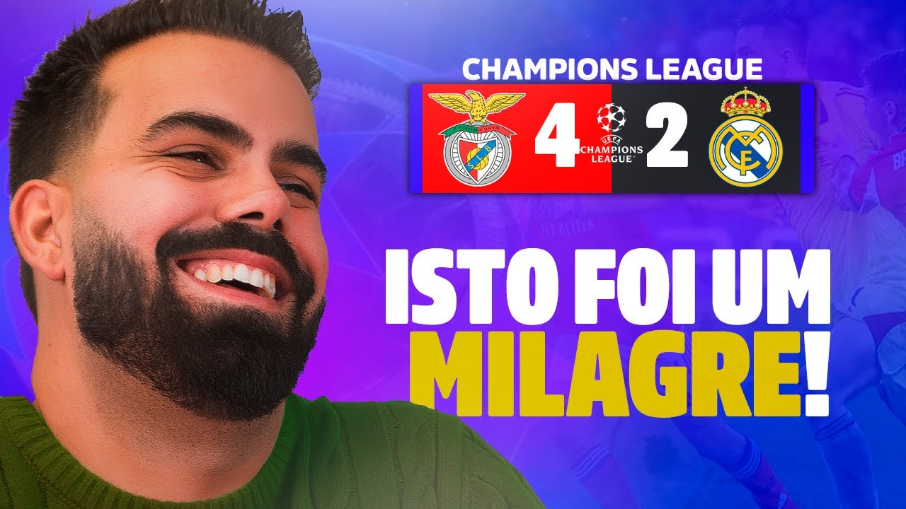 BENFICA VENCE REAL MADRID E APURA-SE!!! | HISTÓRICO!!!