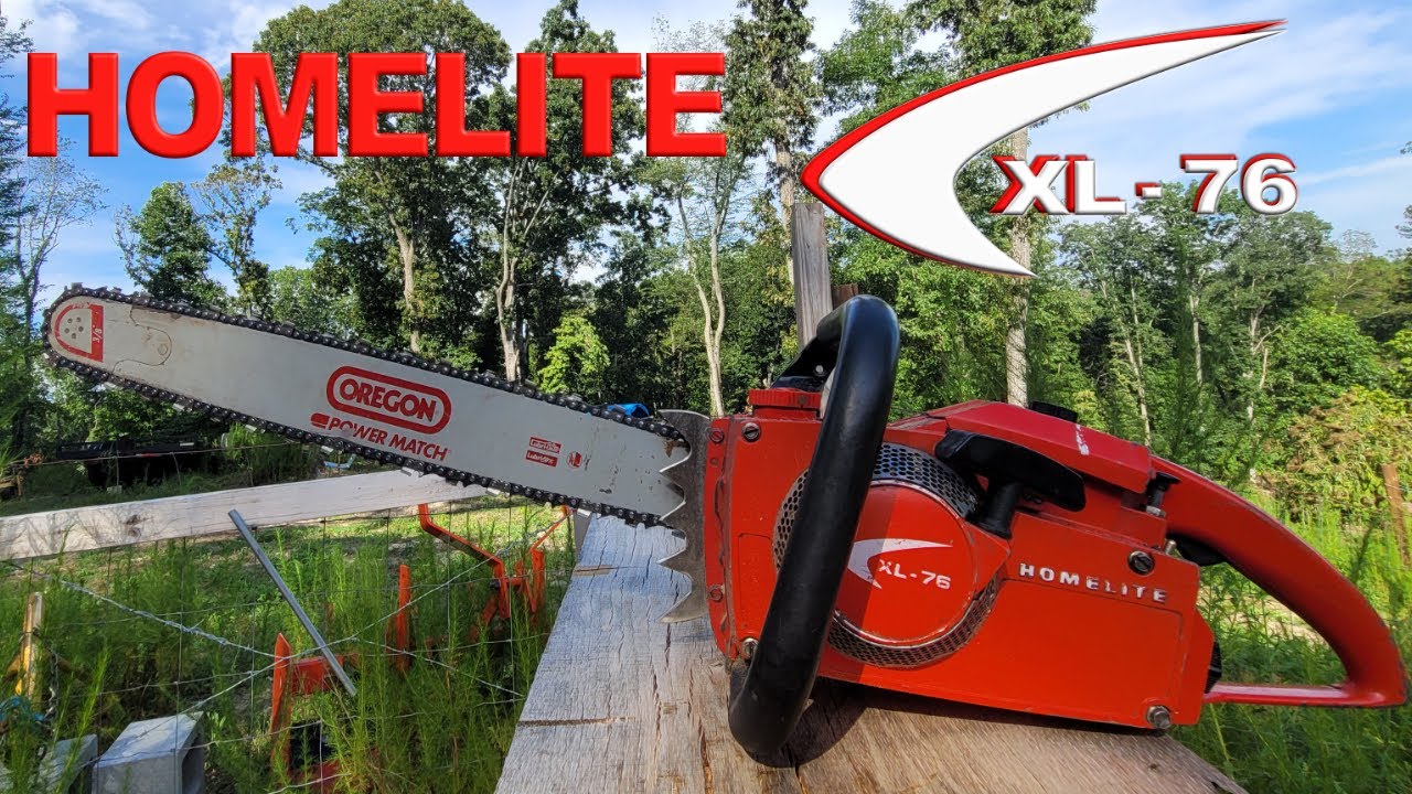 Homelite XL 76 Initial thoughts