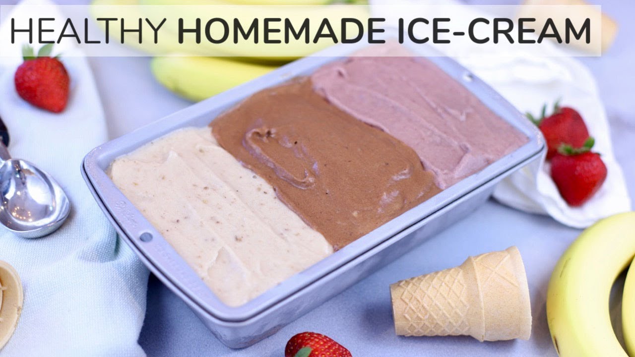 РЕЦЕПТ HOMEMADE ICE CREAM | легкое, полезное неаполитанское мороженое