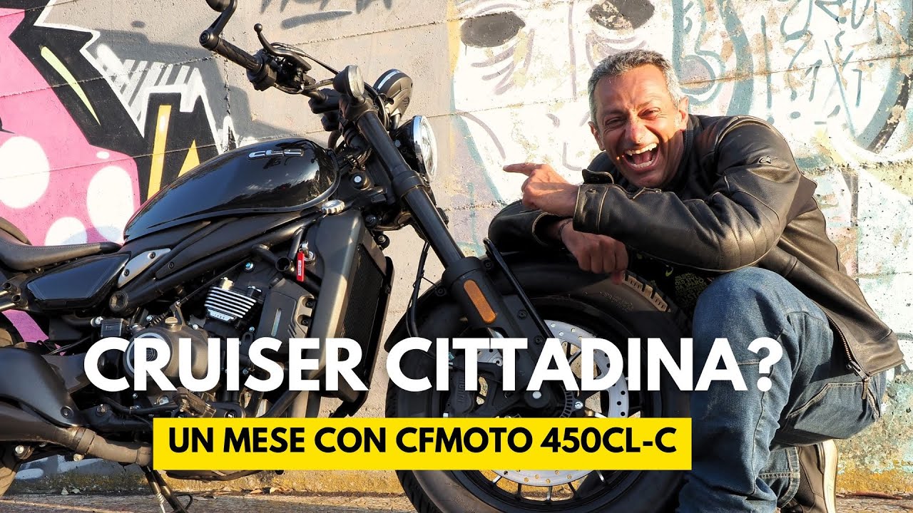 Un mese con CFMOTO 450CL-C. Ep.1: Portiamola in città!