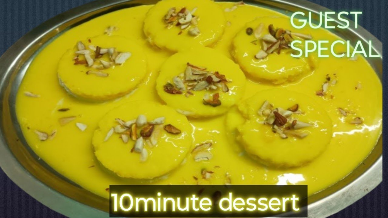 The 10 minute sweet treat: sirf bread aur milk se banaeiyn||bread rasmali recipe ❣️❣️❣️❣️