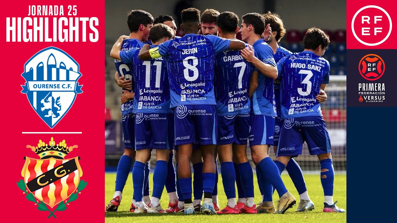 Resumen #PrimeraFederaci&oacute;n | Ourense CF 2-1 Gimn&agrave;stic de Tarragona | Jornada 25 | Temporada 2024/25