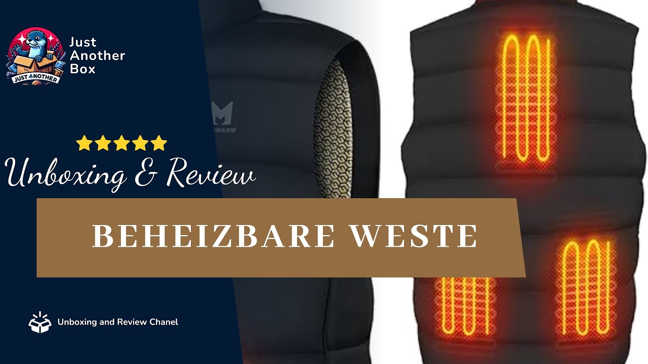 🔥 Beheizbare Daunenweste – Komfort & Wärme auf Knopfdruck! | MRAWARM Unboxing & Test