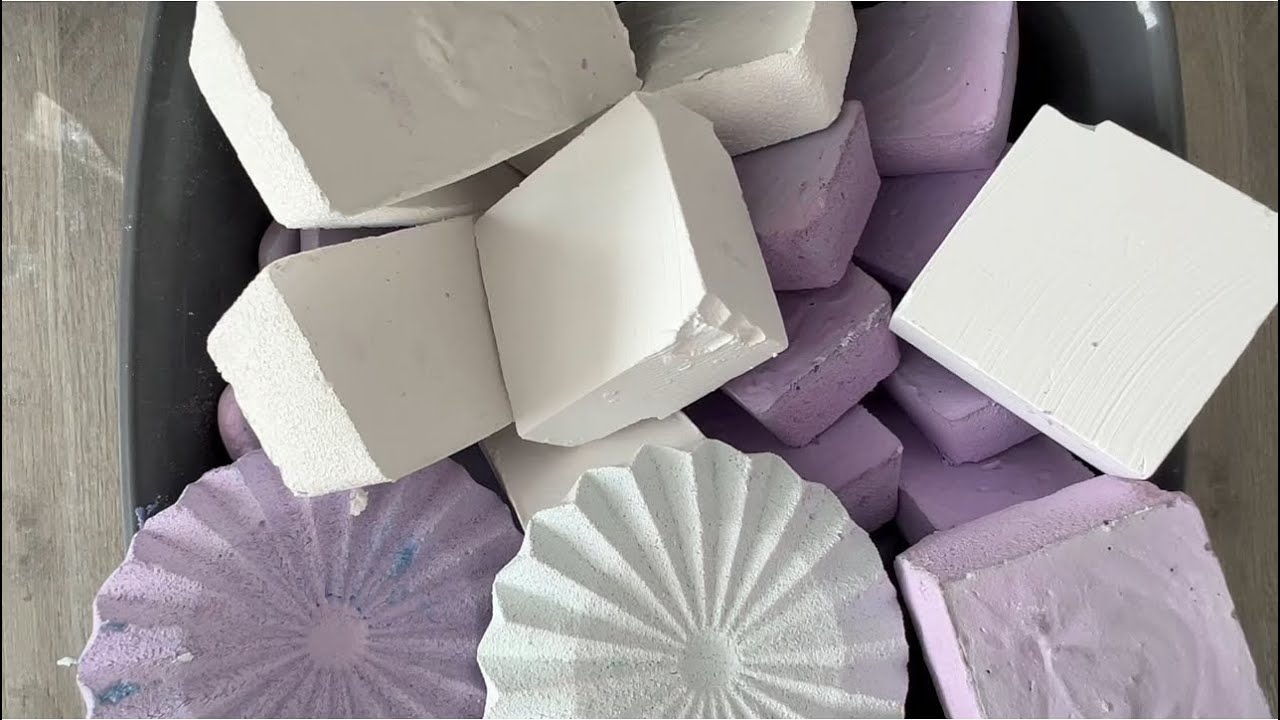 A bucket full of fresh blocks + lavender fj hm (new)ODDLY satisfying asmr